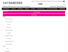 Tablet Screenshot of catdancerz.com